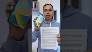 Como escanear documentos no iPhone sem aplicativos [upl. by Liederman428]