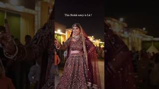 Aaj Tak Asi Bridal Entry Nahi dekhi hogi 🤣wedding shortsviral youtubeshorts dance bridal viral [upl. by Esinaej]