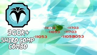 COMP No Mode Shiro Glacier Combo Shindo Life â€¢ Roblox [upl. by Buzz185]