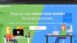 How to Use JotForm to Create Online Forms amp Fillable PDFs [upl. by Anuala]