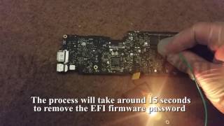 Macbook Air 2015 EFI BIOS firmware password remover in seconds [upl. by Biggs]