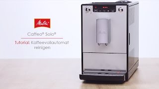 Melitta® Caffeo® Solo®  Tutorial Kaffeevollautomat reinigen [upl. by Derwon]