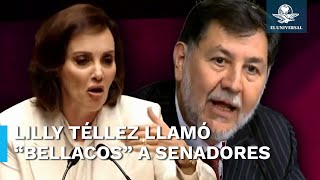 Lilly Téllez aclara qué es Bellaco término que utilizó para referirse a Fernández Noroña [upl. by Tiras]