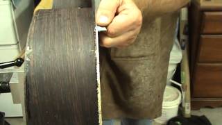 Luthier Tips du Jour  cutting binding channels by hand [upl. by Slerahc]