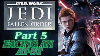 Destroying A Walker  Star Wars Jedi  Fallen Order  Zeffo [upl. by Cock271]