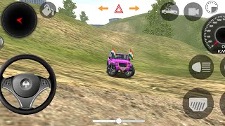 doller song 👿new model 3D Mahindra thar drive car game simulator [upl. by Findley]