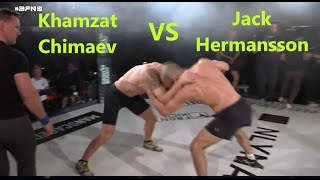 Khamzat Chimaev vs Jack Hermansson  Full Freestyle Wrestling Match [upl. by Novi]