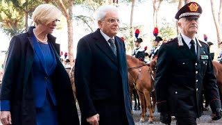 Mattarella alla Scuola Ufficiali Carabinieri [upl. by Ariec]