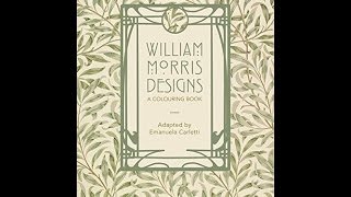 William Morris Designs a Colouring Book  flip through [upl. by Mutat]