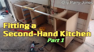 Fitting a SecondHand Kitchen Part 1 of 2 [upl. by Gelman]