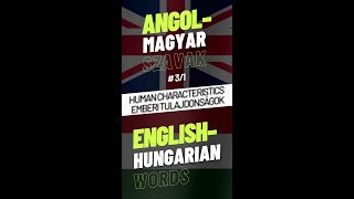 Angol–magyar szavak 03 Emberi tulajdonságok 31 [upl. by Eerdua890]