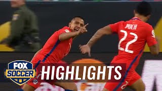 Mexico vs Chile  2016 Copa America Highlights [upl. by Airotnes]