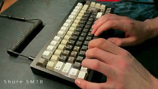 Monsgeek M1 V3 Sound Test Clack  Thock [upl. by Ahsotal715]