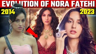 Evolution of Nora Fatehi 20142023 • From quotRoarquot to quotJehda Nashaquot SUPERHIT ITEM SONGS [upl. by Helgeson]