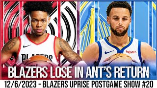 Golden State Warriors vs Portland Trail Blazers Recap  Blazers Uprise Postgame Show [upl. by Solracnauj]