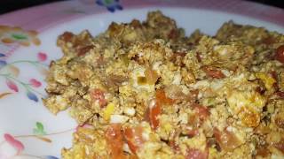 Spicy vegetable scrambled eggs recipe [upl. by Ariday906]