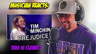 Musician Reacts to Tim Minchin  Prejudice  This was clever reaction react [upl. by Arednaxela]