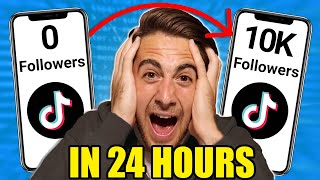 HOW TO GROW 10K FOLLOWERS ON TIKTOK IN 24 HOURS get tiktok followers fast [upl. by Etteyniv]