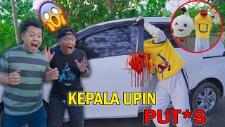 Gawat Kepala Upin Putu5 kejepit Pintu Mobil [upl. by Belia651]