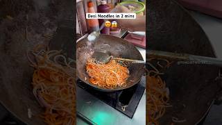 Iss bande ne bana diye desi hakka noodles sirf 2 minute mein 😱  Indian Street Food [upl. by Emmery]