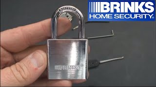 27 Brinks 40mm Padlock How to Pick Security Pins [upl. by Cire]