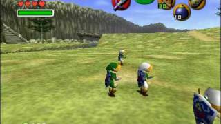 Zelda 64 Controlling multiple links with different controllers [upl. by Wiggins]