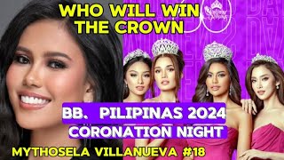 Bb PILIPINAS 2024 CORONATION NIGHT ARANETA COLISEUM [upl. by Ahsienor]