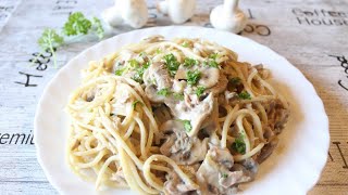 Spaghetti with Tuna and Mushroom [upl. by Ailenroc344]