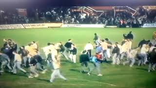 Bolton pitch invasion at Blackpool 1989 2 [upl. by Trebornhoj]