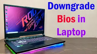 How to Downgrade Bios in Any Laptop  Hindi [upl. by Rizika603]