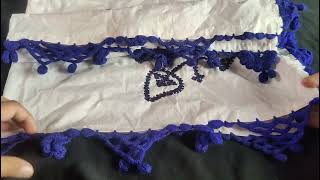 New lace design step by step Rubicrosiahandwork [upl. by Ahseiym561]