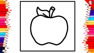 Apple Bliss Coloring Pages Creative Fun for Everyone  Lets Color Together [upl. by Harl]