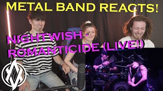 Metal Band Reacts  Nightwish  Romanticide Live REUPLOADED [upl. by Ylicic]