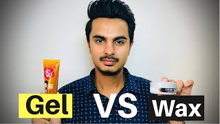 Difference between Hair Wax and Gel  Hair Wax VS Gel [upl. by Nakashima]