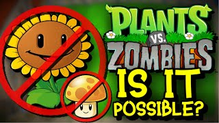 Can You Beat Plants Vs Zombies Without Sunflowers FULL MOVIE [upl. by Tillo433]