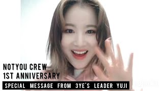 3YEs Leader YUJI quotHappy Anniversary NotYou Crewquot🥳  CHope Berlin [upl. by Bashemeth]