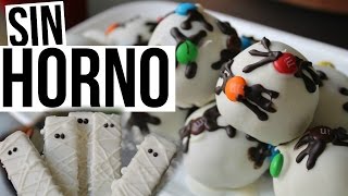 2 Postres para Halloween Sin Horno  RebeO [upl. by Selina485]