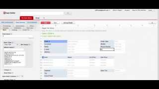 Online database designer demo  Ragic Builder [upl. by Cilla]