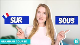 French Prepositions Of Place  Entre Sur Sous À côté de   French Grammar Course  Lesson 18 🇫🇷 [upl. by Gayel922]