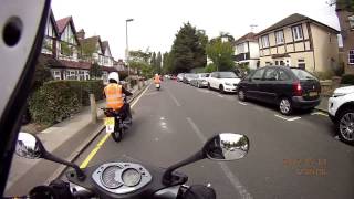 North London Motorcycle Training CBT Overtaking car [upl. by Nakasuji]