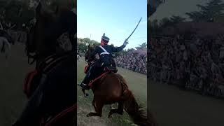 🐎 A la carga 🐎 Granaderos sanlorenzo recreación ejercito [upl. by Bari]