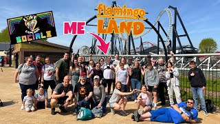 When 30 YouTubers Invade Flamingo Land [upl. by Wenda]