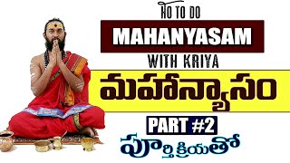 quotMahanyasam with Kriya StepbyStep Guide Part 2quot  మహన్యాసం  SWADHARMAM [upl. by Guenna52]