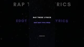 Free lyrics for a diss track Prod By CayCay raplyrics edotbaby [upl. by Denzil]