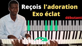 Tuto Reçois ladoration au piano  Exo eclats  Adoration au piano [upl. by Ennalyrehc612]