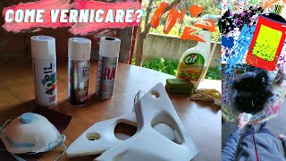 Come verniciare le plastichecarene della MOTO TUTORIAL [upl. by Dabbs]