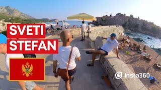 Sveti Stefan  Absolute Gem 💎  Budva Montenegro 🇲🇪  Europe Travel Guide amp Walking Tour POV [upl. by Enida]