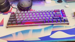 Ducky One 2 SF Iodine limited edition RGB gaming keyboard  unboxing and review [upl. by Hgielsel777]