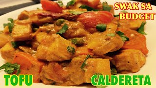 Vegan Tofu Caldereta  Vegan Caldereta Recipe [upl. by Ettesyl]