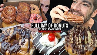 10000 Calorie Dompierre Donut Challenge  Wicked Cheat Day 45 [upl. by Isoais339]